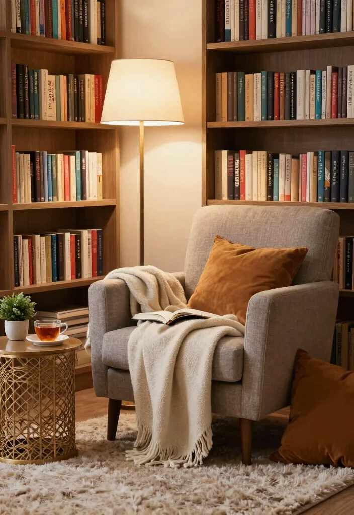 9 Sims 4 Living Room Ideas for Creative Builds 9. Cozy Reading Nook 0