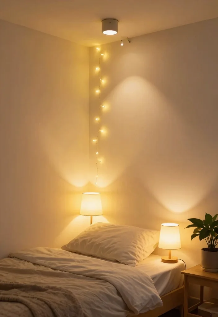 9 Very Tiny Bedroom Ideas Designed for Real Living 9. Smart Use of Lighting 0